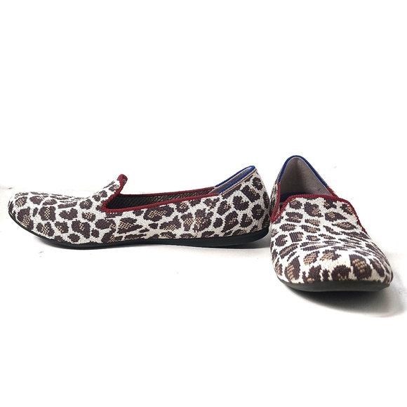 Rothy's The Loafer Moca Spot Leppard Print Flats, 9 - Picture 3 of 8